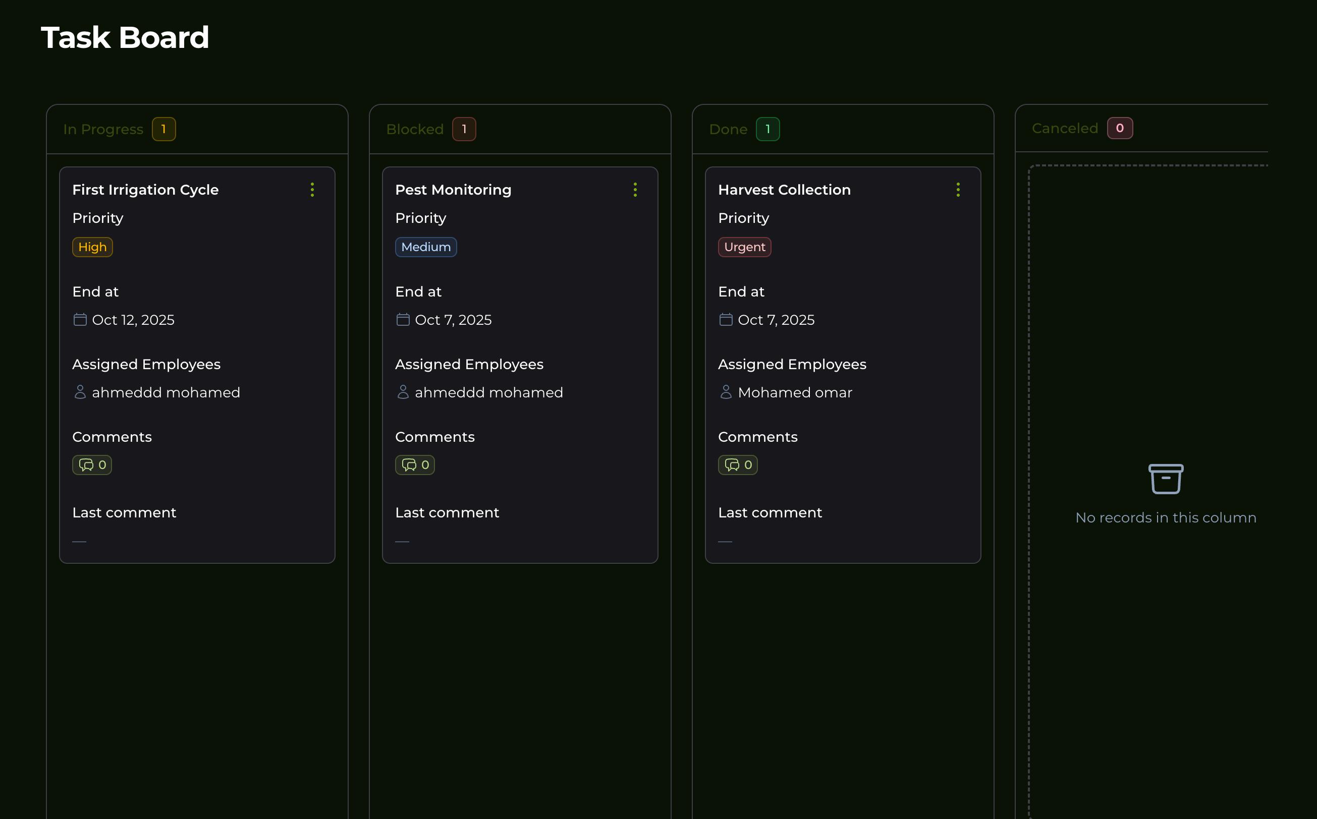 AgriHub irrigation and crop tools